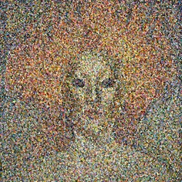 A woman wearing golden mask, hair like fire, painting by greg rutkowski and alphonse mucha