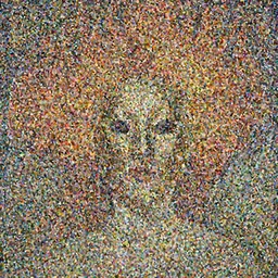 A woman wearing golden mask, hair like fire, painting by greg rutkowski and alphonse mucha