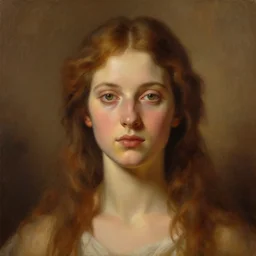 goddess of life and healing. portrait. warm atmospheric lighting. highly detailed painting by greg rutkowski.