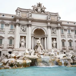 a huge neoclassical building flooded with statues, by piranesi, leica sl 2 5 0 mm, heavy grain, high quality, high detailed