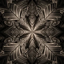 symmetrical psychedelic pattern tribal with high definition details, ultra high resolution, lot of details, clean, denoise