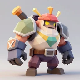 low poly junkrat from overwatch