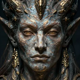 very very beautiful portrait photo of chthonic Viking keyframe face, Perfect face, colossal scale, extremely high details, realistic, by Ayami Kojima, Beksinski, Giger