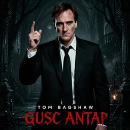 movie poster for quentin tarantino's gothic noir movie, by tom bagshaw, trending on artstation, photorealistic gothic art, mafia vibe, darksynth, dark and mysterious, gothic