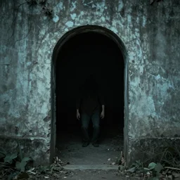 demon hiding in a portal