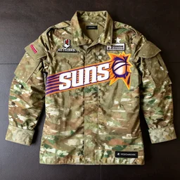 military uniform, inspired by phoenix suns
