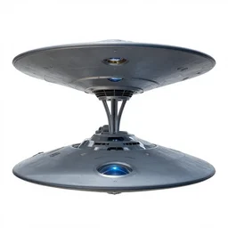 white background, symmetry, starship enterprise, by jean - baptiste monge