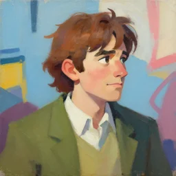 greg manchess portrait painting of bilbo beutlin as overwatch character, medium shot, asymmetrical, profile picture, organic painting, sunny day, matte painting, bold shapes, hard edges, street art, trending on artstation, by huang guangjian and gil elvgren and sachin teng