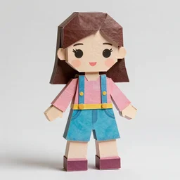 doll paper toy, photorealistic, hd, trending on artstation