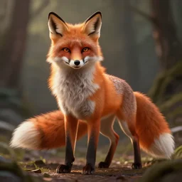 a medieval anthropomorphic fox, trending on furaffinity, trending on artstation, digital art, backlighting, by kawacy, dramatic lighting