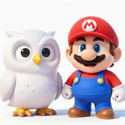 super mario bros as owls