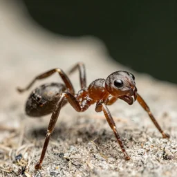 macro photo, super resolution, 4k,  ant