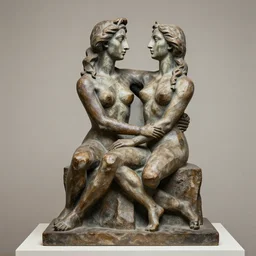 sculpture adness in the pablo picasso style