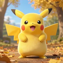 real life munchlax pokemon, cute!!!, heroic!!!, adorable!!!, playful!!!, chubby!!!, fluffly!!!, happy!!!, cheeky!!!, mischievous!!!, ultra realistic!!!, autumn, clear weather, golden hour, sharp focus