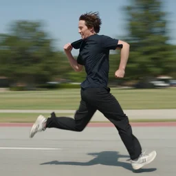 gopro footage of keanu reeves running really fast