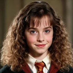 Anime as Keanu Reeves playing Hermione Granger || cute-fine-face, pretty face, realistic shaded Perfect face, fine details. Anime. realistic shaded lighting poster by Ilya Kuvshinov katsuhiro otomo ghost-in-the-shell, magali villeneuve, artgerm, Jeremy Lipkin and Michael Garmash and Rob Rey as Hermione Granger in Hogwarts Hogwarts cute smile