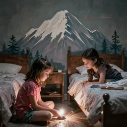 a strange neighbor, the mountain - - like mrs. cleavity, asked the main character, an 1 1 - - year - old girl, to keep her company for a few days. according to a neighbor, she is afraid to spend the night alone. anna wonders why mrs. cleavity looks for something under the bed every night and mumbles some nonsense. fear of the unknown engulfs the main character. together with a neighbor, they will finally find something shiny under the bed...