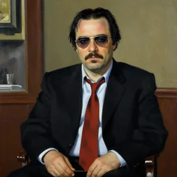 paulie gaultieri from the sopranos painted by norman rockwell