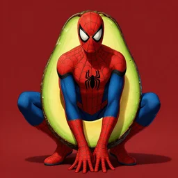 spiderman avacado