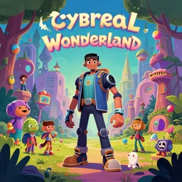 a cybereal wonderland by thomas cybermonkinkade