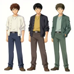 character design art by shigeto koyama and yusuke kozaki and joji morikawa