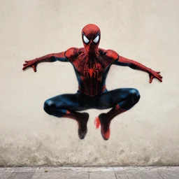 spider - man by banksy
