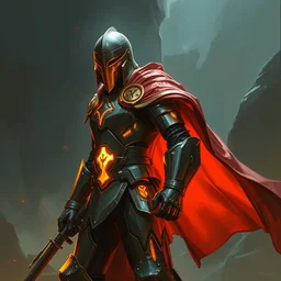 knights templar in a space suit with glowing cape, futurism, character design, painting by gaston bussiere, greg rutkowski, artgerm, alphonse mucha, trending on artstation