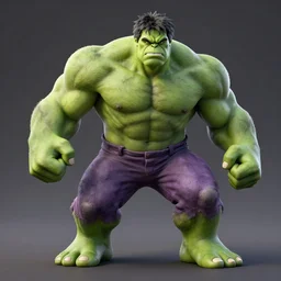 hulk as a pokemon, octane render.
