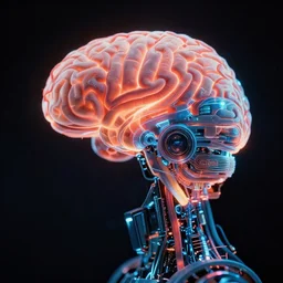 my heart is human, my blood is boiling, my brain i. b. m.,, cybertronic robot, cinematic, volumetric lighting, f 8 apeture, eastman 5 3 8 4 film,