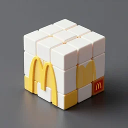 the cube combo meal, now at mcdonalds, food photography, square, cube, geometric, cubic, cubed