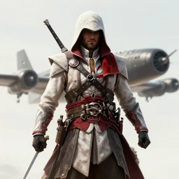assassins creed, WW1 bombers in the background
