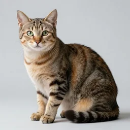 hyperealistic half cat half woman