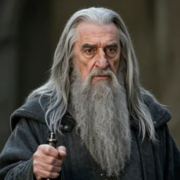 Danny Devito as Gandalf the Grey, film still from Lord of the Rings movie, detailed, 4k