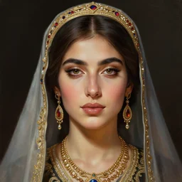 portrait of the most beautiful kurdish woman, highly detailed, digital painting, artstation, concept art, sharp focus, illustration, art by artgerm and greg rutkowski and alphonse mucha, incredibly beautiful and symmetrical face, incredibly detailed, award winning art
