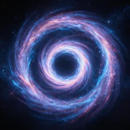 intergalactic stargate portal to another world with a swirling energy field and stars in the background, highly realistic