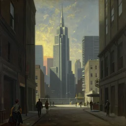 the cyberpunk architect's dream ( 1 8 4 0 ), by thomas cole, perspective