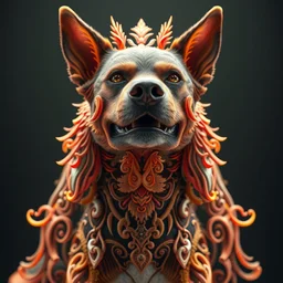 super beautiful cute mongrel dog intricate artwork by tooth wu and wlop and beeple, greg rutkowski, awesome, wonderful, very coherent symmetrical artwork, cinematic, hyper realism, high detail, mutt, cur, octane render, unreal engine, 8 k, vibrant colors, smooth gradients, high contrast, depth of field, aperture f 1. 2