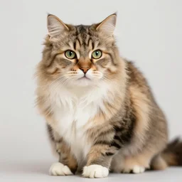 photo of a big fluffy cat by elke vogelsang