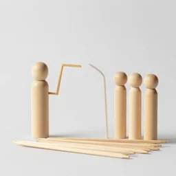 propaganda medical mikado, jackstraws, wooden sticks, healthcare, by james jean