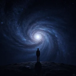 the enormous loneliness of man in the universe, unimaginable longing, the boundless depths of one cosmos, one in the whole universe
