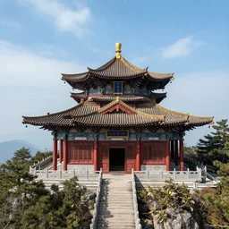 zen temple on the mountain