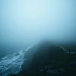 foggy, endless sea, photorealistic, cinematic, reverence