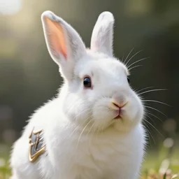 white lionhead dwarf bunny rabbit as a fantasy knight, closeup portrait, a sunny day, ray of sunlight, volumetric, depth, of field, hypersharp, hyperdetailed, by moebius, high detail, elegant, digital painting, cinematic lighting, vibrant, intricate, textured skin, highly detailed, artstation, sharp, focus, hdr, unreal engine 5, breathtaking, illustration, anna dittmann, ilya kuvshinov, nikolay makovsky