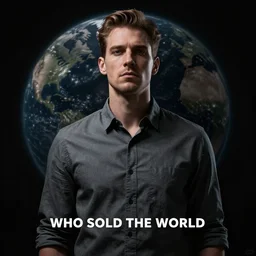 Man, Who Sold The World, high quality digital art, epic, dramatic, photorealistic, dark atmosphere