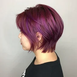 a good hairstyle that looks cool and colorful for someone that hates having hair