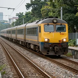 trains keep driving on tracks all the time