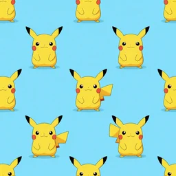 pikachu inspired wallpaper repeating pattern, abstract,