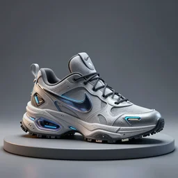 : alien futuristic nike shoe,hyper detailed art station  parabolic lighting contest winners unrealengine trending on artstation,cinematic, hyper realism, high detail, octane render, 8k