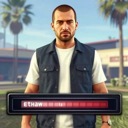 ethan hawk in gta v loading screen