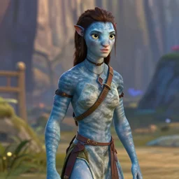 Emma Watson in Avatar: the last airbender, designed by Bryan Konietzko